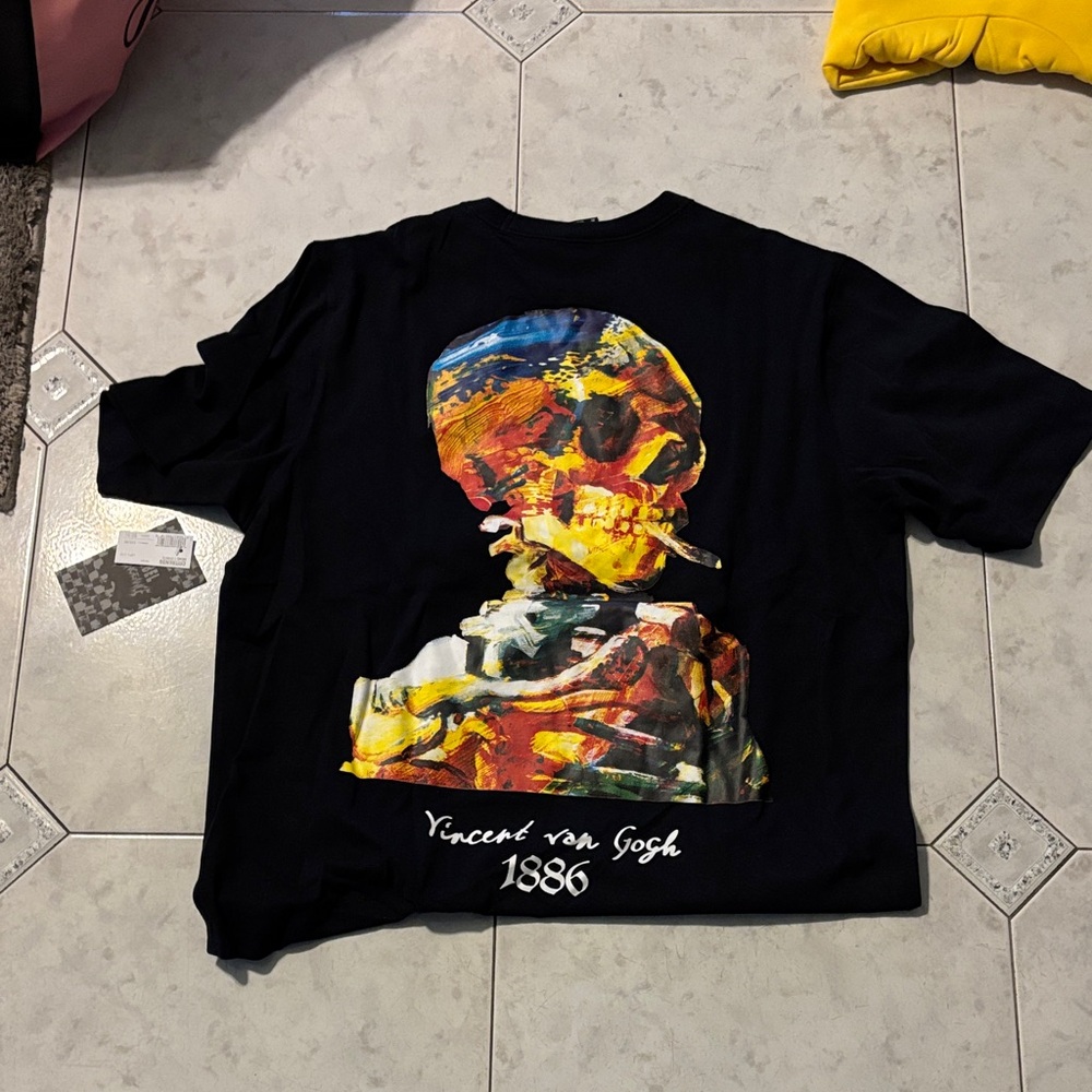 Artistic Vincent Van Gogh Masterful  Men's Black Chill Shirt